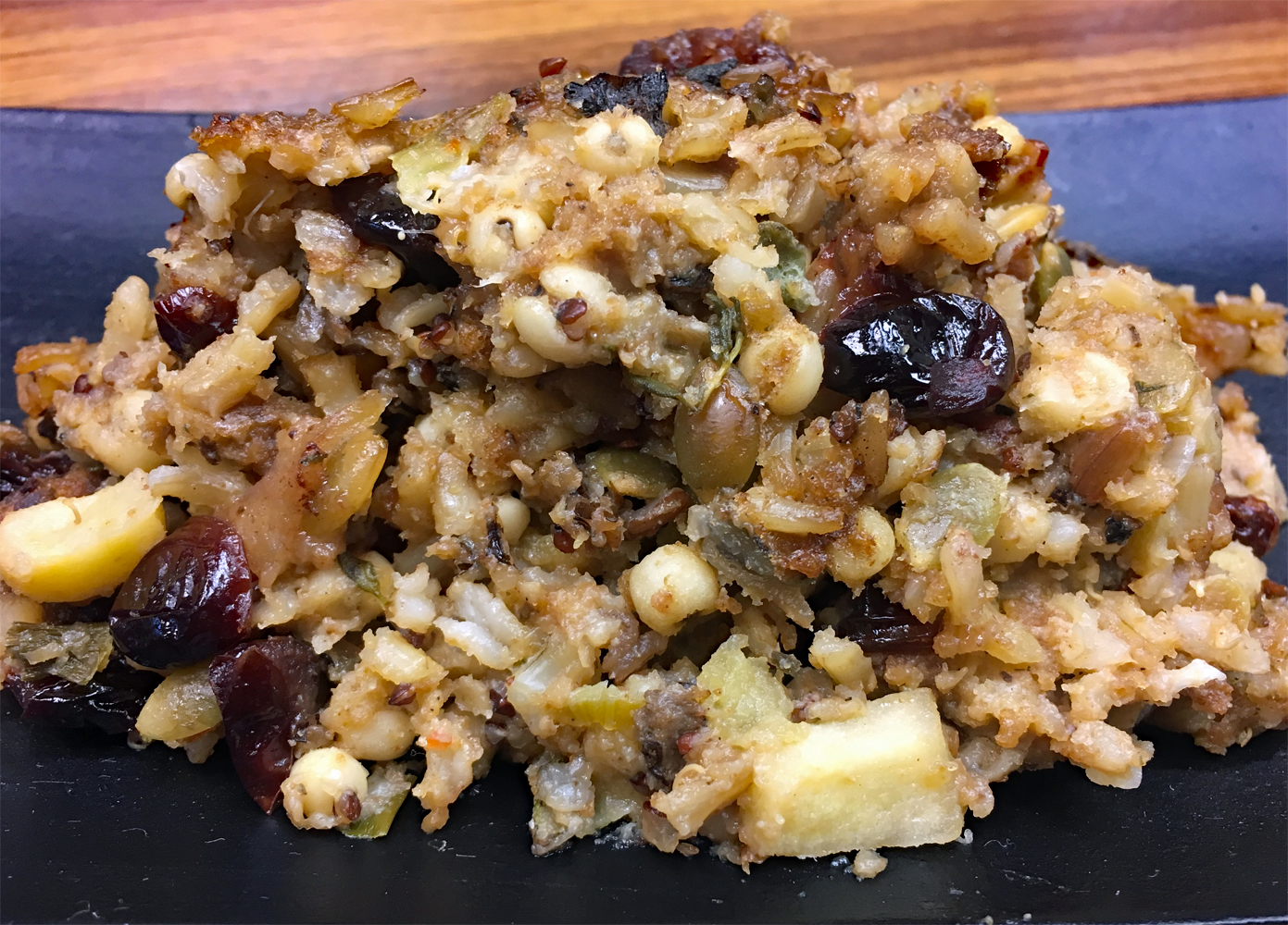 Savory Mushroom Wild Rice Stuffing