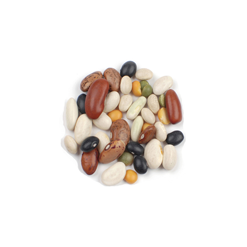 10 Bean Blend, Black Turtle Beans, Cannellini Beans, Flageolet Beans, French Navy Beans, Great Northern, Green Split Peas, light Red Kidney Beans, Pinto Beans, Cranberry Beans, Yellow Split Peas