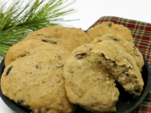 Wild Rice Oatmeal Cranberry Cookies