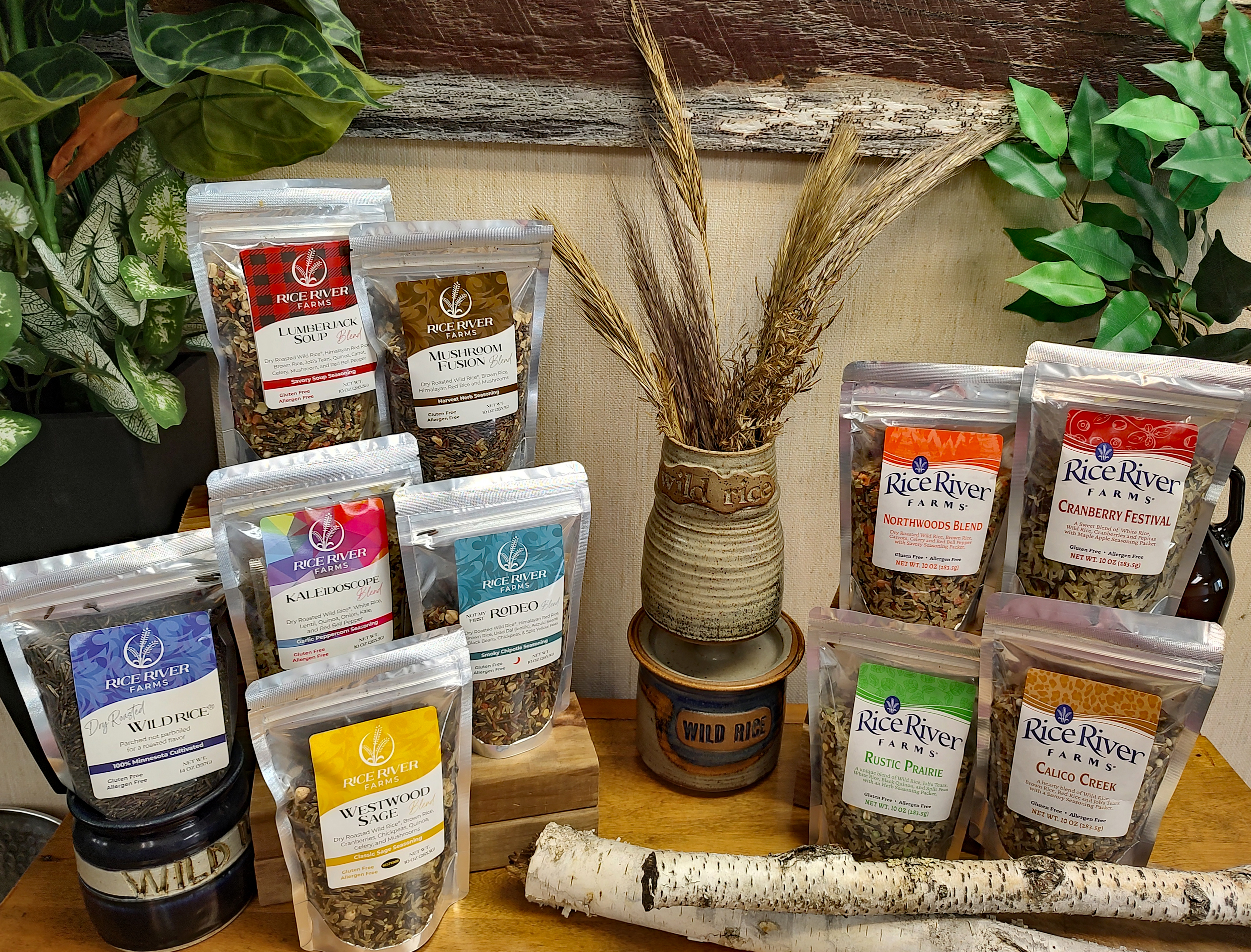 Rice River Farms Pouch Display