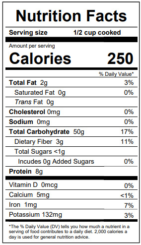 Amber Blend Nutritional