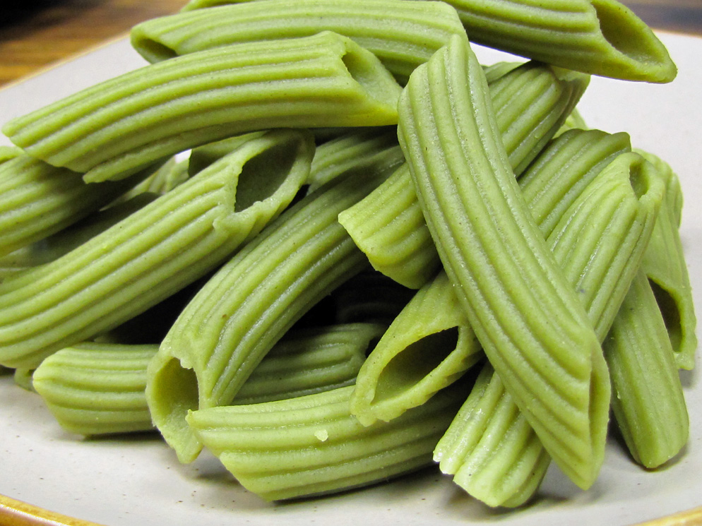 Gluten Free Spinach Garlic Penne Pasta