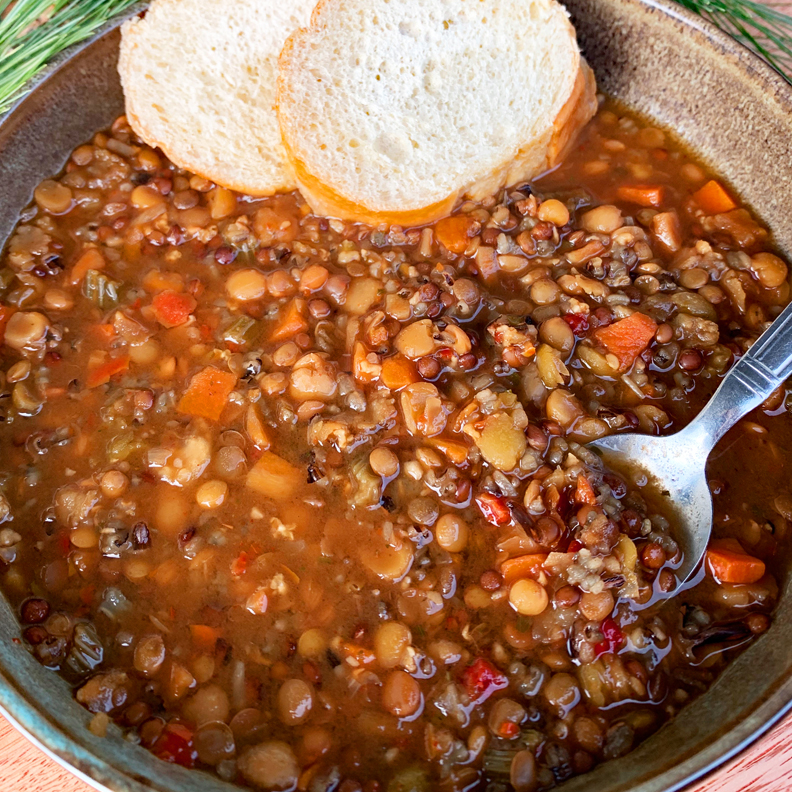 Wild Rice, Lentil, Peas and Vegetable Blend